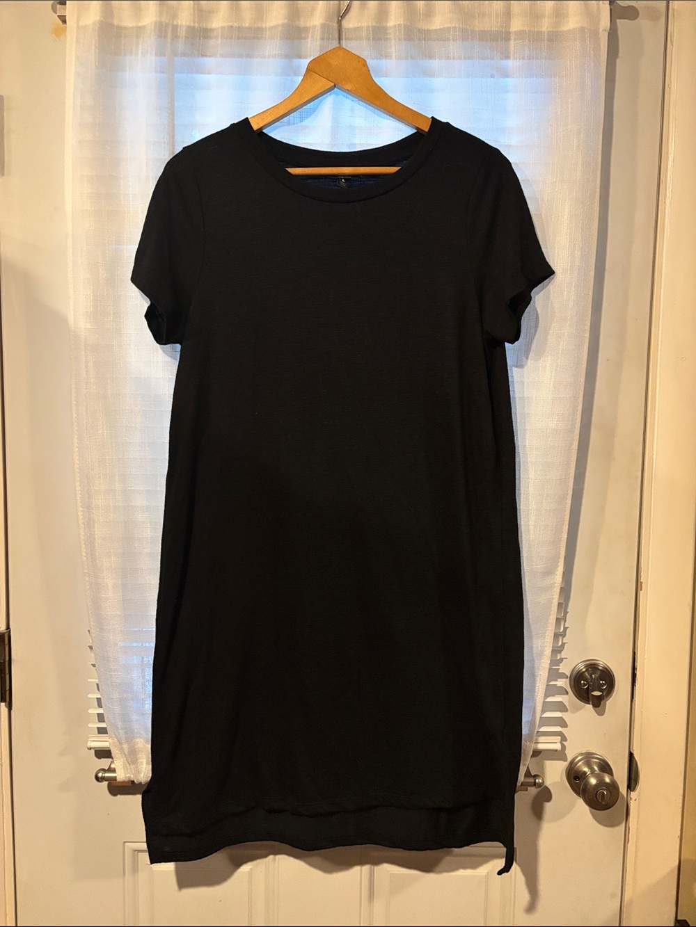 Mossimo Supply Co. Black Short Sleeve Tunic Dress
